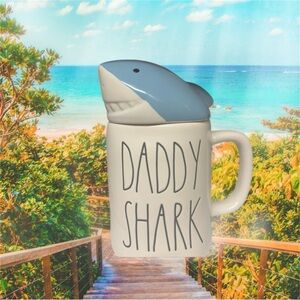 Rae Dunn DADDY SHARK mug